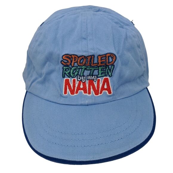 New Vibe Headwear Baby Hat Blue Stretchy Embroidered Logo Cotton - Picture 1 of 7